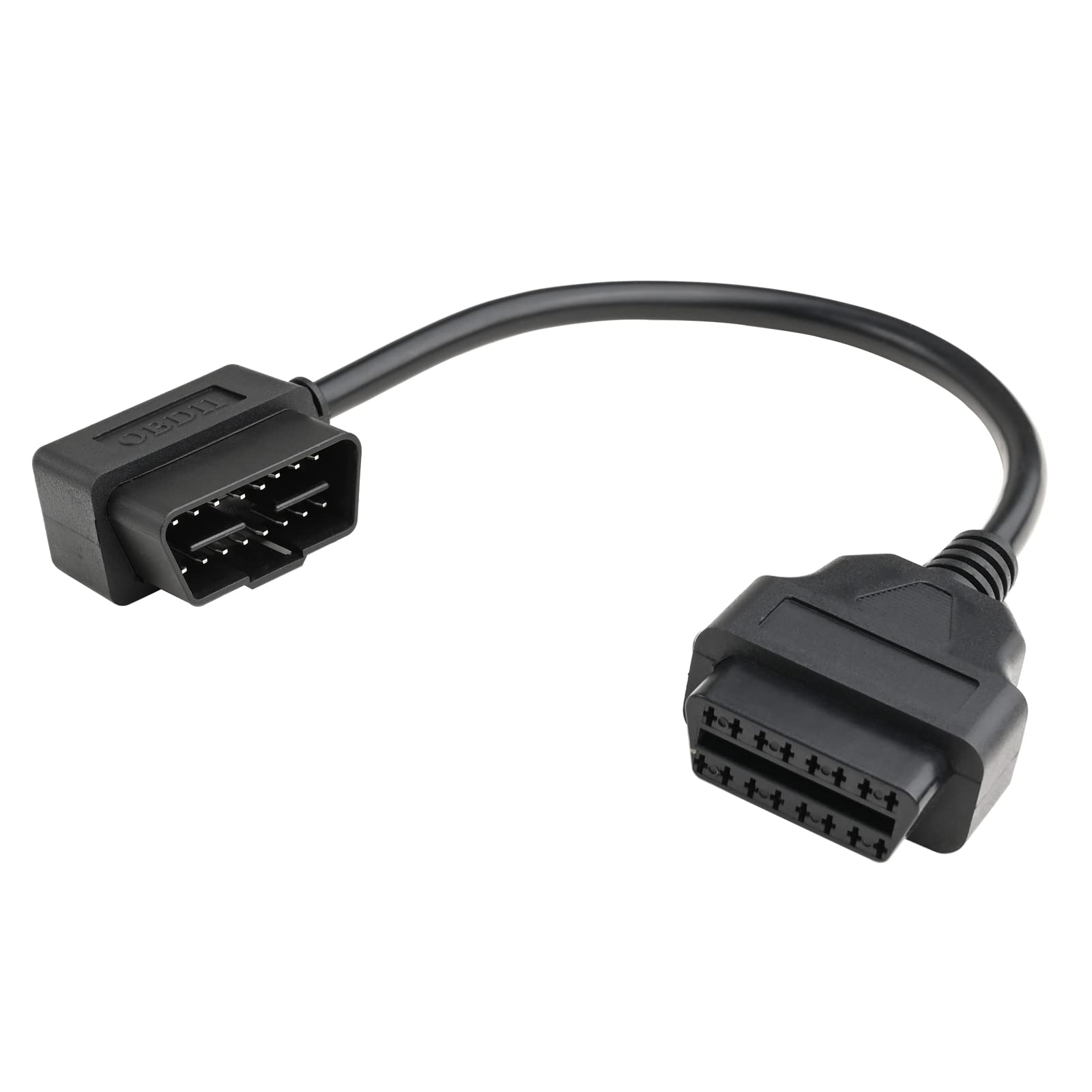 Amazon.com: OLLGEN 1ft 30cm OBD-II OBD2 Right Angle 16 Pin Auto